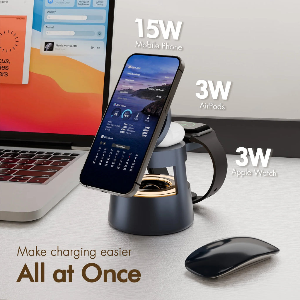 5 in 1 Wireless Charging Station