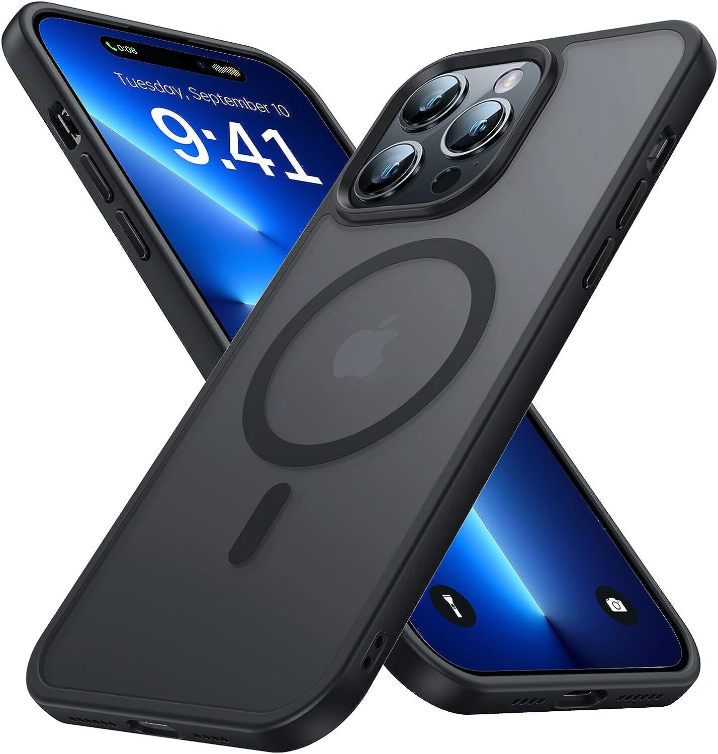 For Iphone 18 17 16 15 14 13 12 Pro Max Frosted Case Mag Safe Shockproof Cover