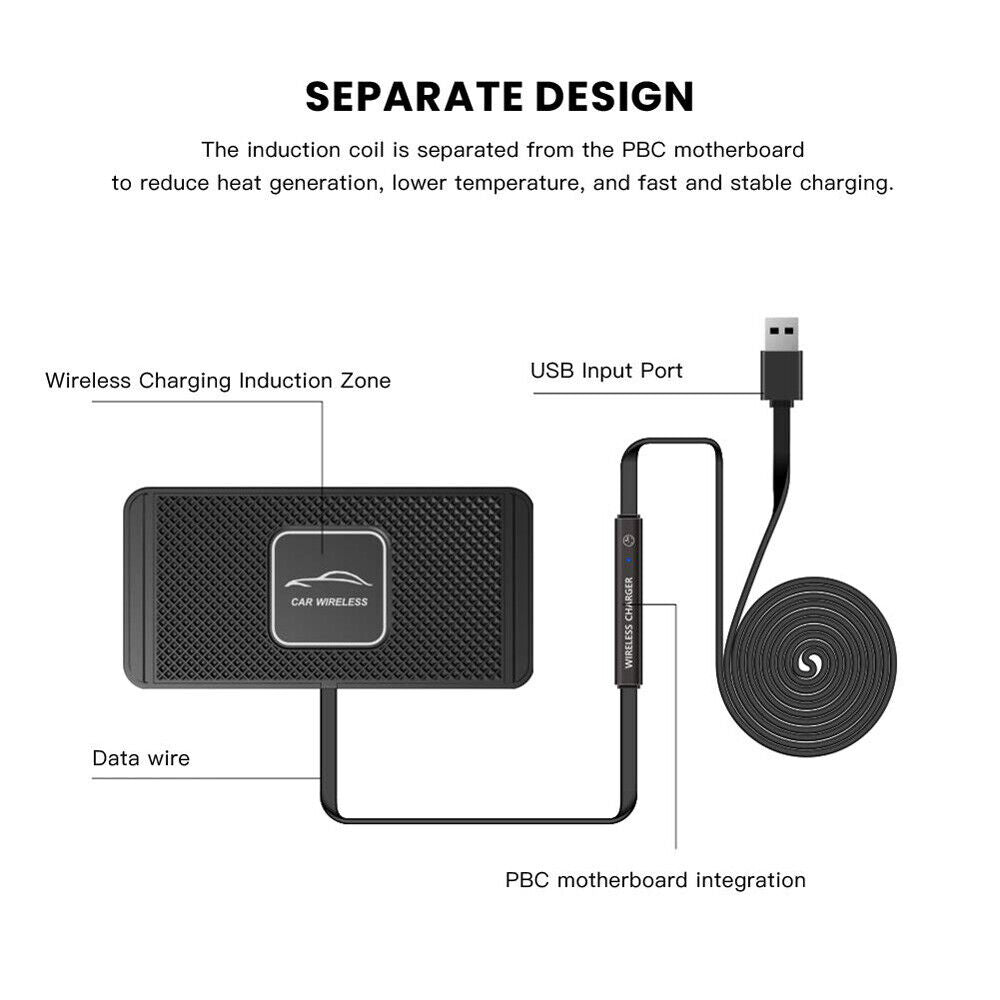 Wireless Car Fast Charging Pad