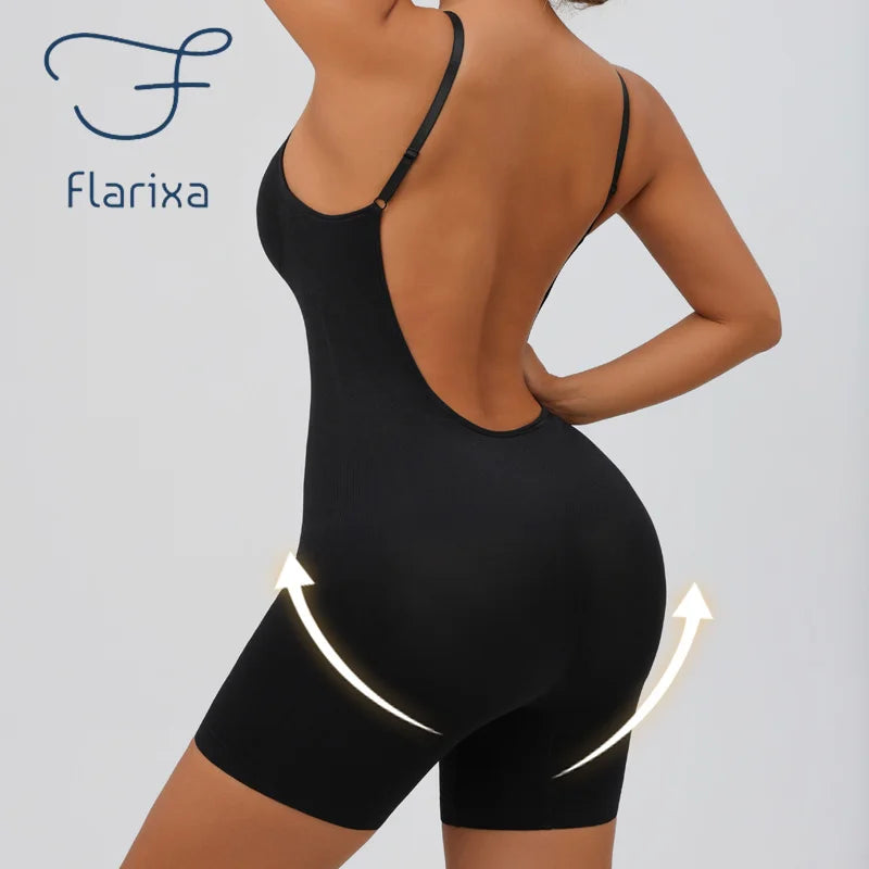 PulseShape Women'S Low Back Seamless Bodysuit
