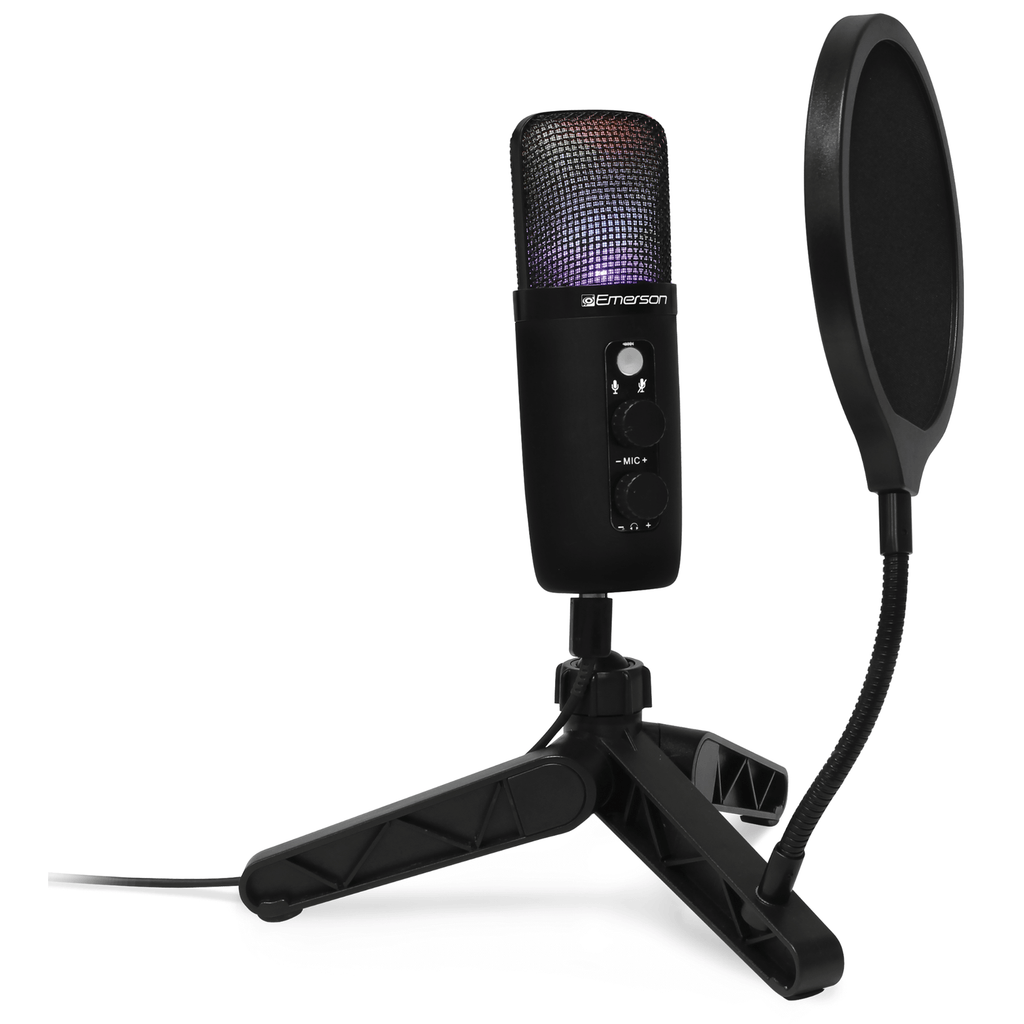 USB Gaming and Streaming Condenser Microphone