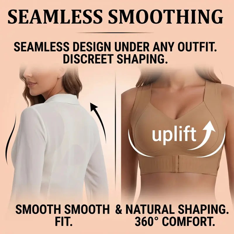 Women'S Wirefree Posture Shaping Sports Bra - Animal Print V-Neck, Breathable Mesh, Removable Pads, Gentle Support, Machine Washable, Workout Bralette, Soft Comfortable Unlined, Push Up, for Yoga & Gym
