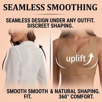Women'S Wirefree Posture Shaping Sports Bra - Animal Print V-Neck, Breathable Mesh, Removable Pads, Gentle Support, Machine Washable, Workout Bralette, Soft Comfortable Unlined, Push Up, for Yoga & Gym