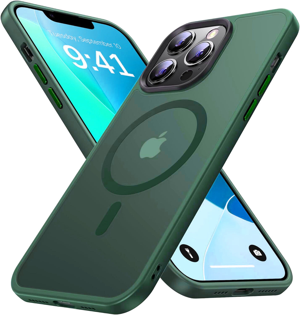 For Iphone 18 17 16 15 14 13 12 Pro Max Frosted Case Mag Safe Shockproof Cover