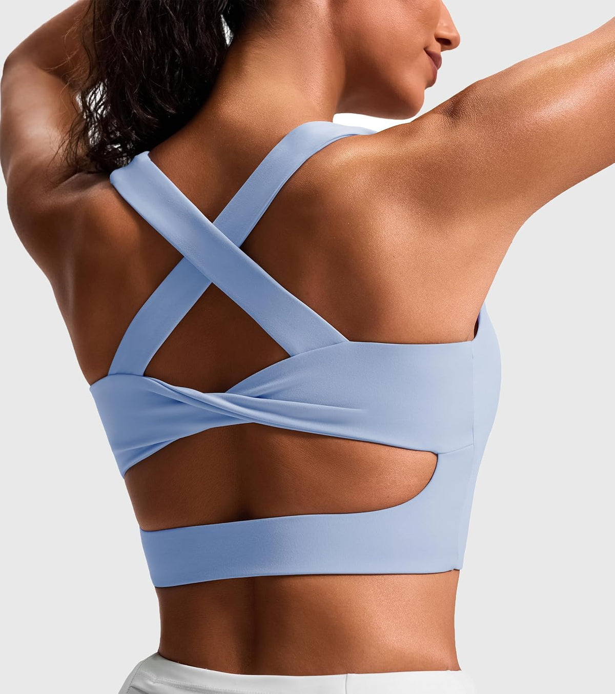 PulseShape Criss-Cross Back Padded Workout Tank Top