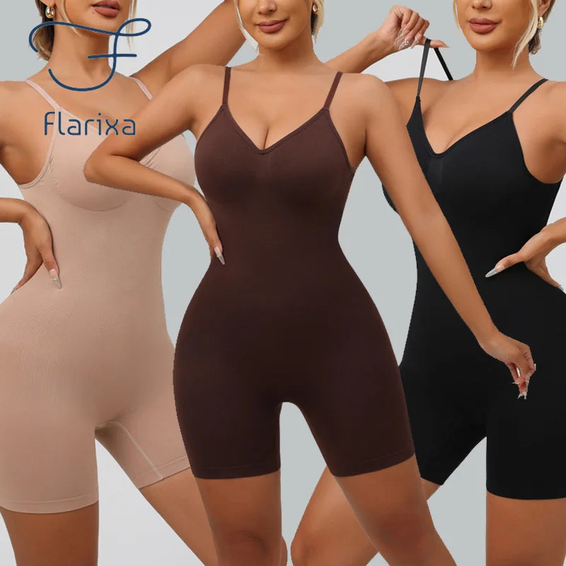 PulseShape Women'S Low Back Seamless Bodysuit