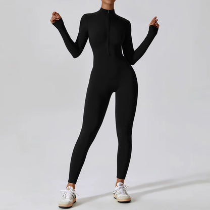 Women'S Jumpsuits One-Piece Zipper Tracksuit