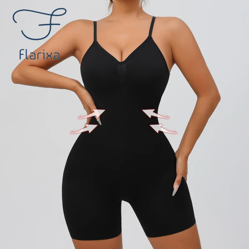 PulseShape Women'S Low Back Seamless Bodysuit