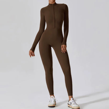 Women'S Jumpsuits One-Piece Zipper Tracksuit