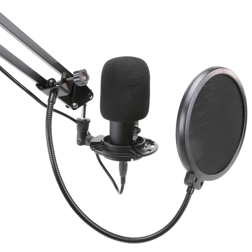 USB Gaming and Streaming Condenser Microphone
