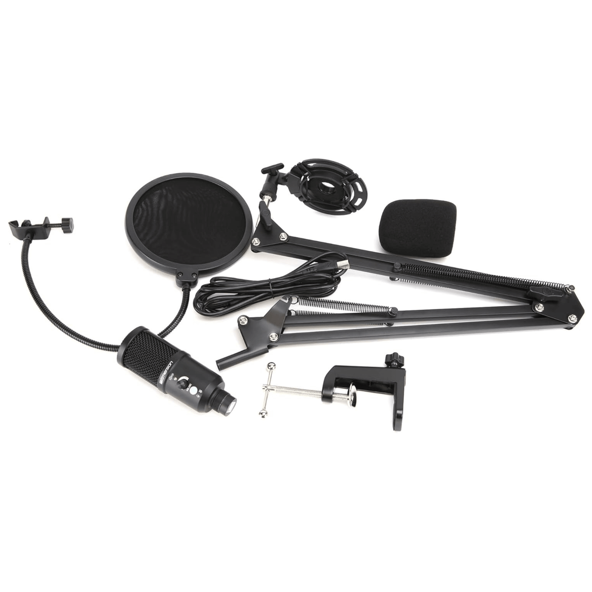 USB Gaming and Streaming Condenser Microphone