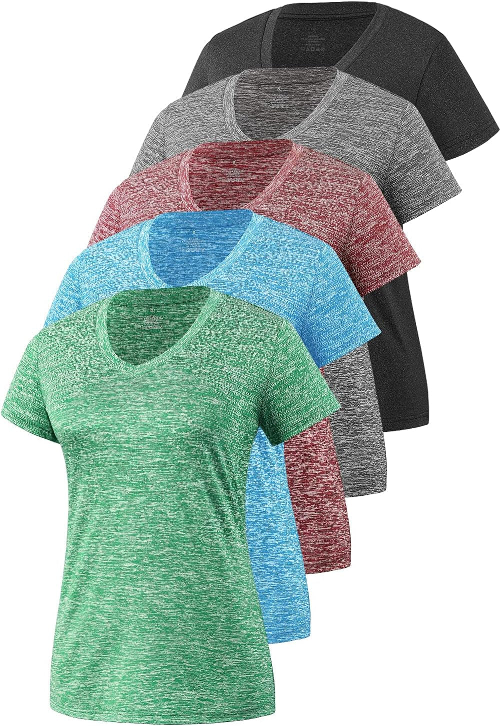 5-Pack PulseShape Women'S Short Sleeve T-Shirt
