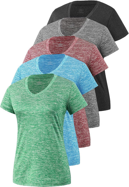 5-Pack PulseShape Women'S Short Sleeve T-Shirt
