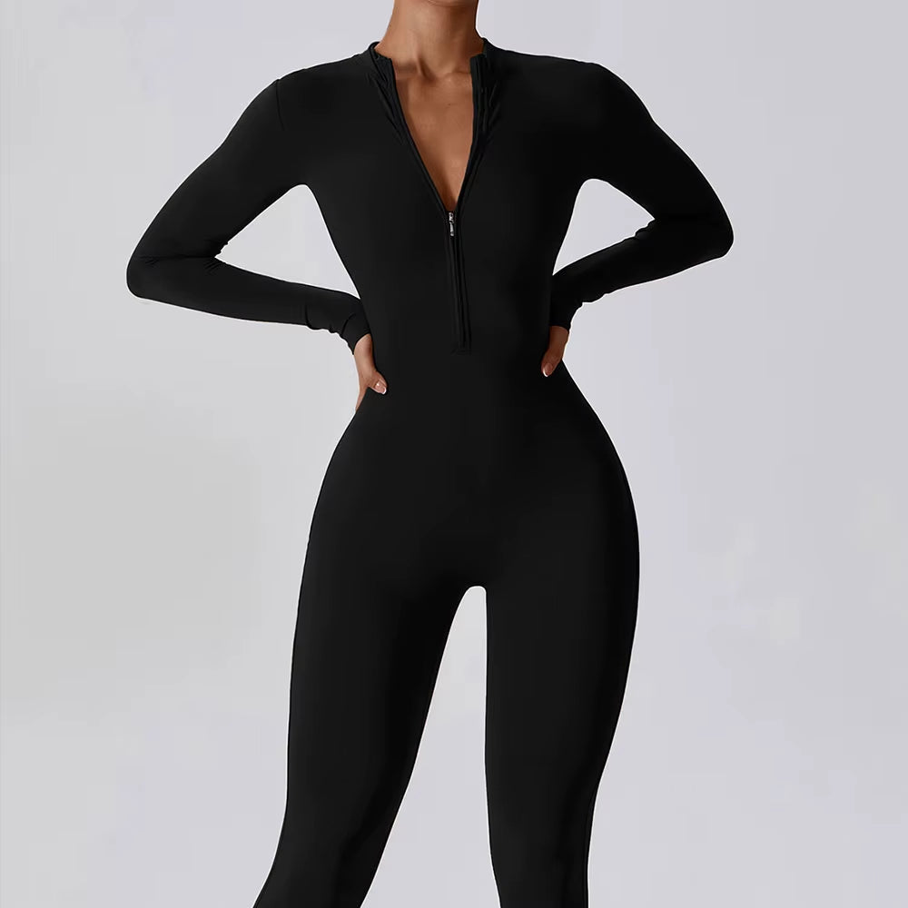 Women'S Jumpsuits One-Piece Zipper Tracksuit
