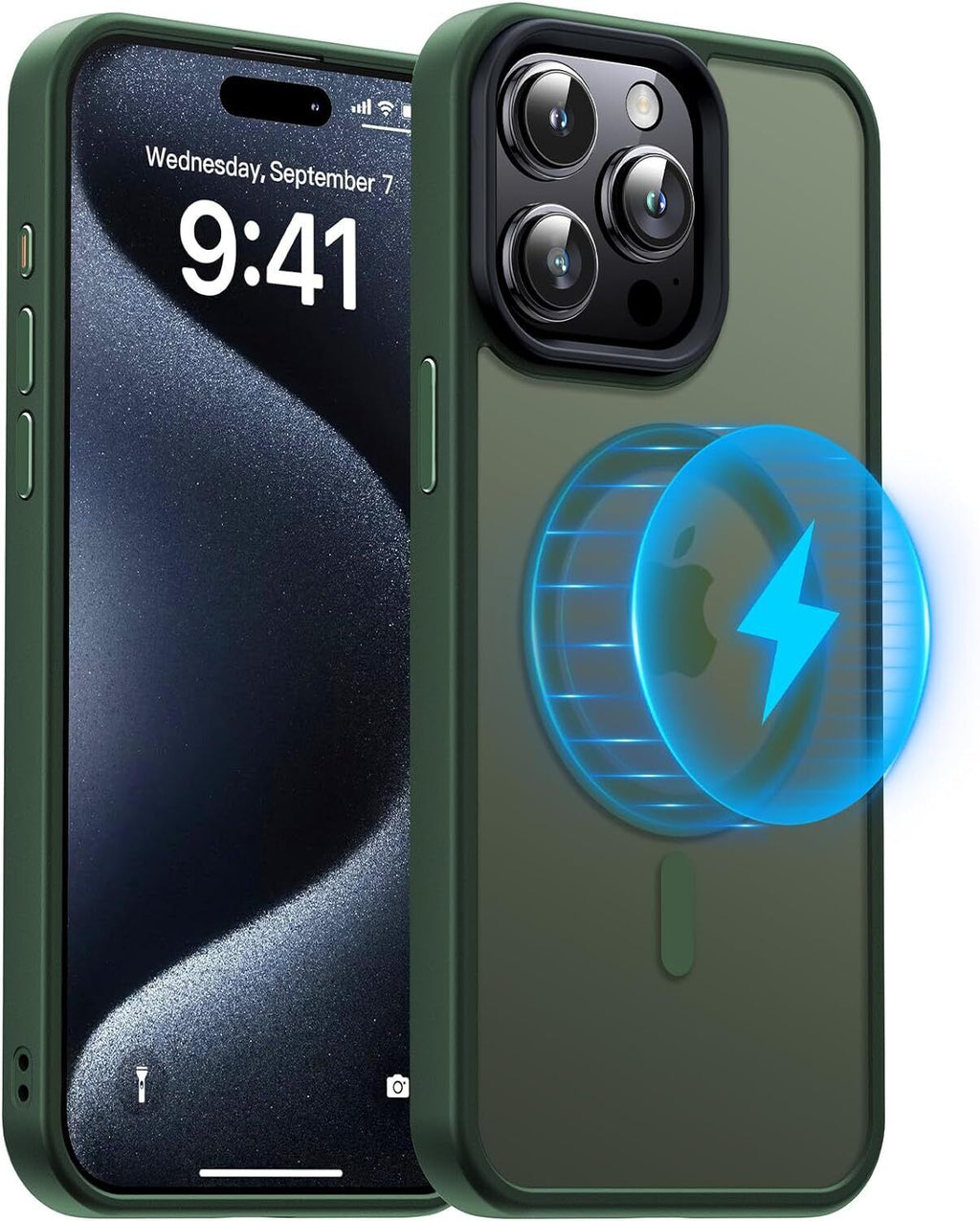 For Iphone 18 17 16 15 14 13 12 Pro Max Frosted Case Mag Safe Shockproof Cover