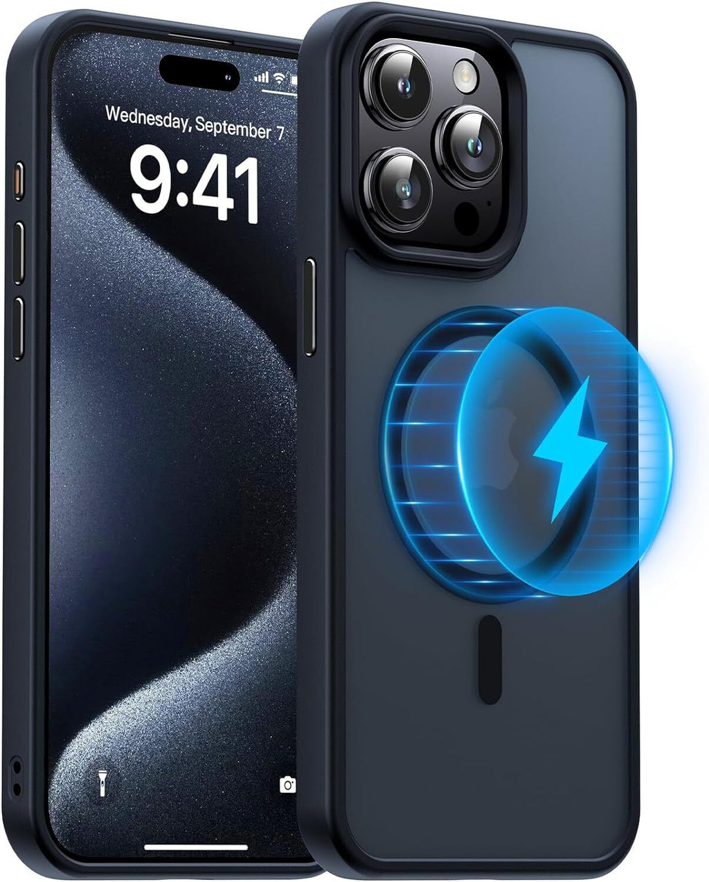 For Iphone 18 17 16 15 14 13 12 Pro Max Frosted Case Mag Safe Shockproof Cover