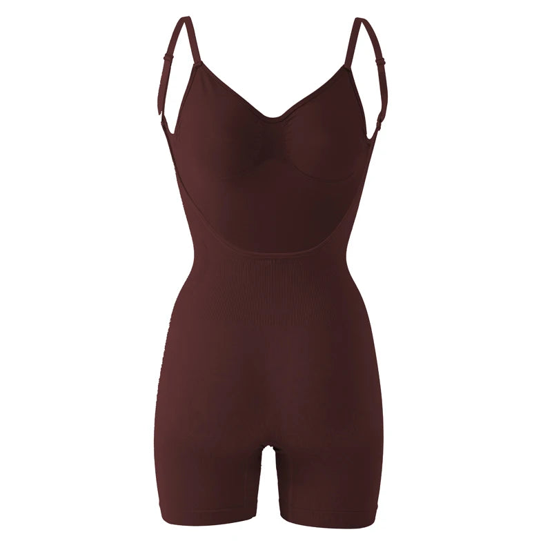 PulseShape Women'S Low Back Seamless Bodysuit