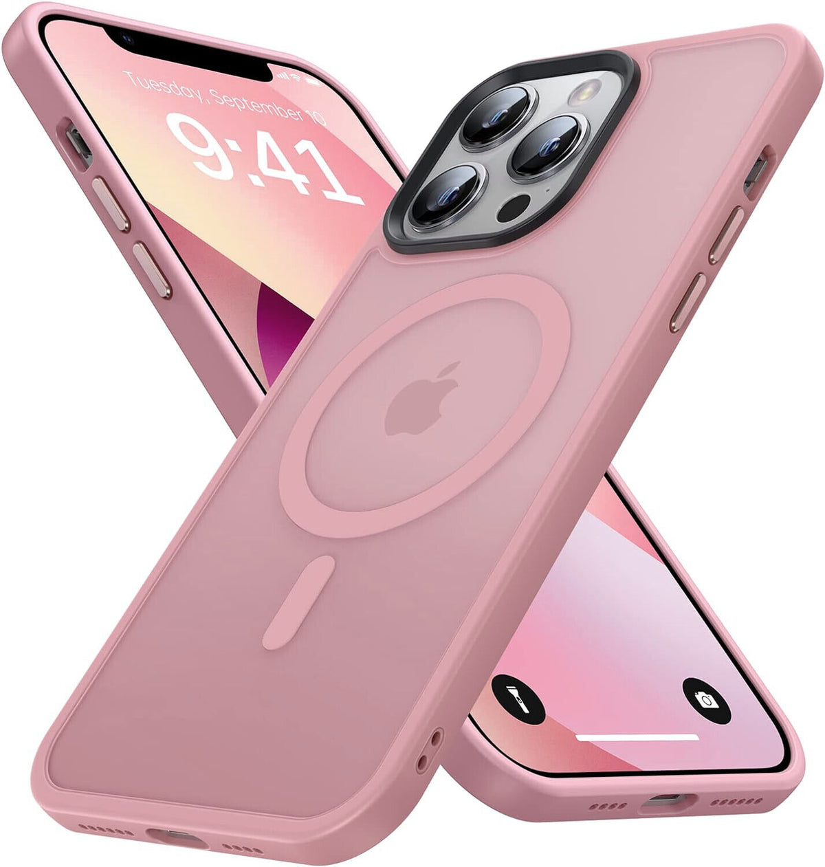 For Iphone 18 17 16 15 14 13 12 Pro Max Frosted Case Mag Safe Shockproof Cover